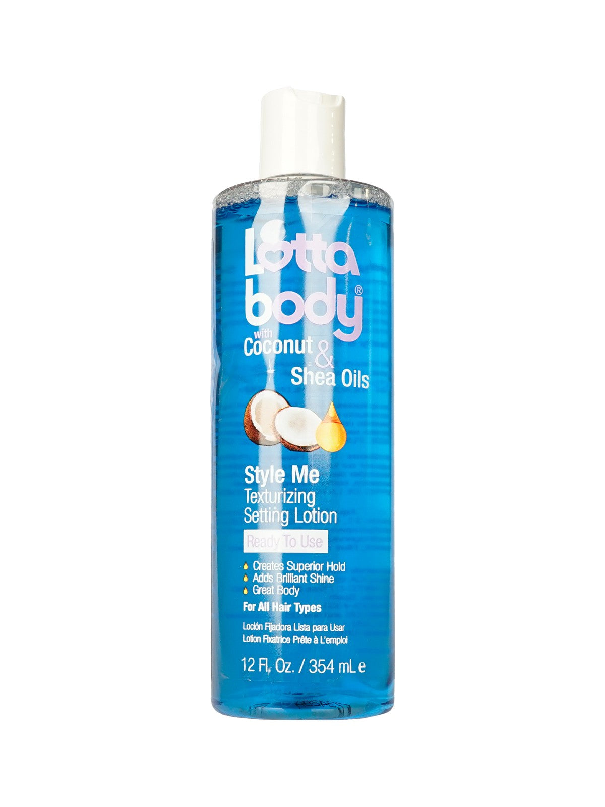 Lotta Body Style Me Texturizing Setting Lotion Coconut & Shea Oils 12 OZ
