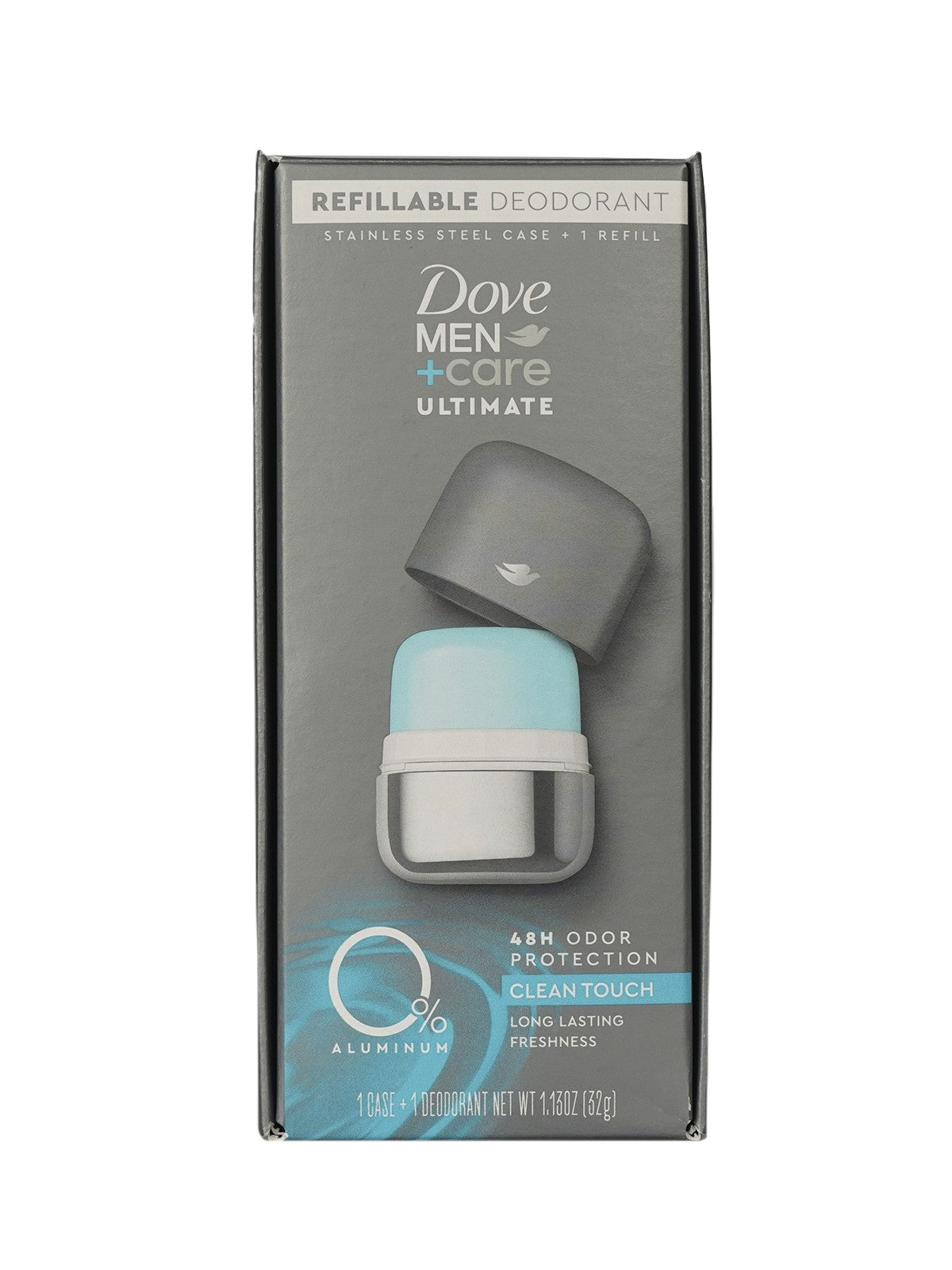 Dove Men +Care Ultimate Refillable Deodorant Clean Touch 1.13 OZ