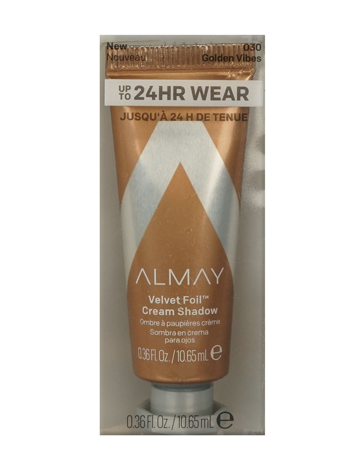 Almay Velvet Foil Cream Shadow 030 Golden Vibes 0.30 OZ 2 Pack
