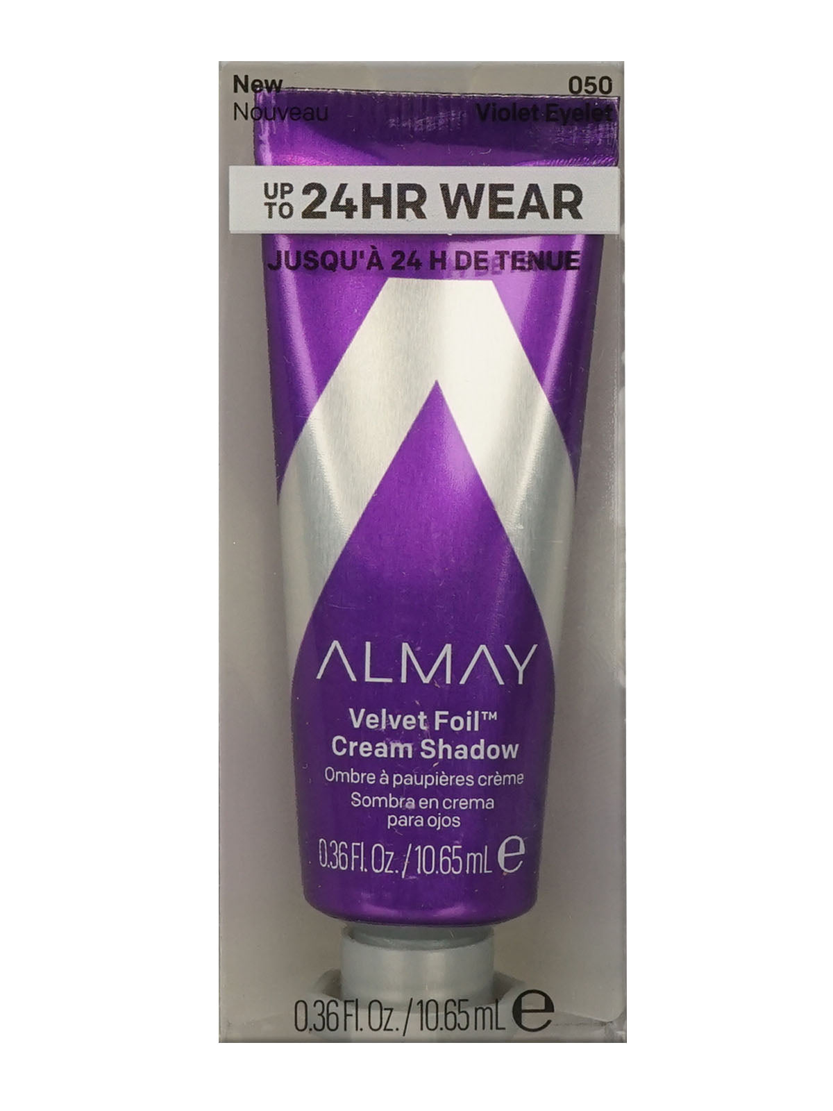 Almay Velvet Foil Cream Shadow 050 Violet Eyelet 0.30 OZ 2 Pack