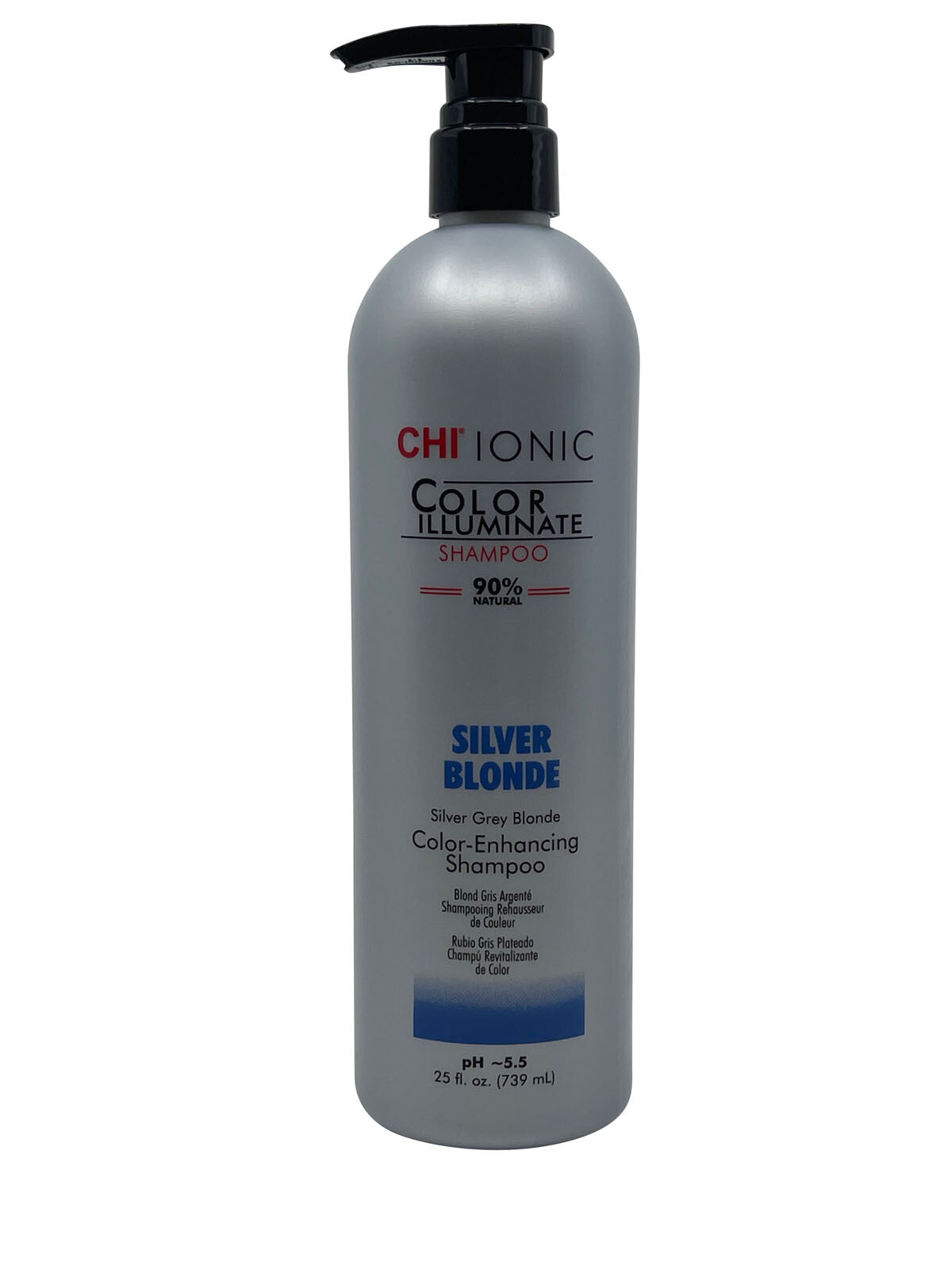 CHI Ionic Color Enhancing Shampoo PH 5.5 Silver Grey Blonde Cool Blonde 25 OZ