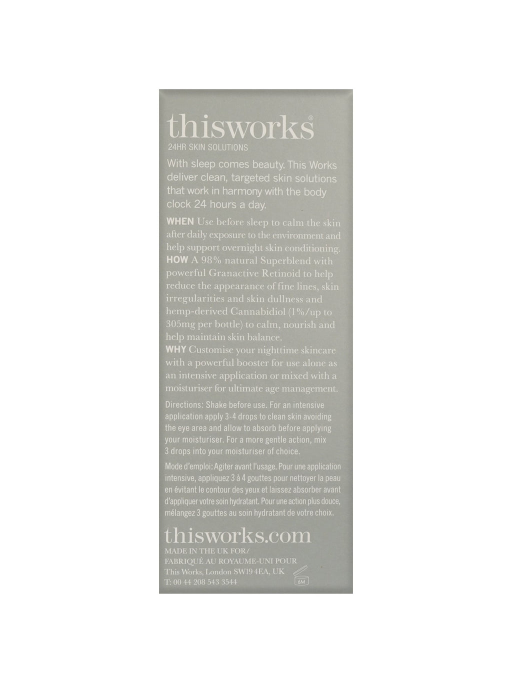ThisWorks My Wrinkles CBD Booster + Granactive Retinoid 1 OZ