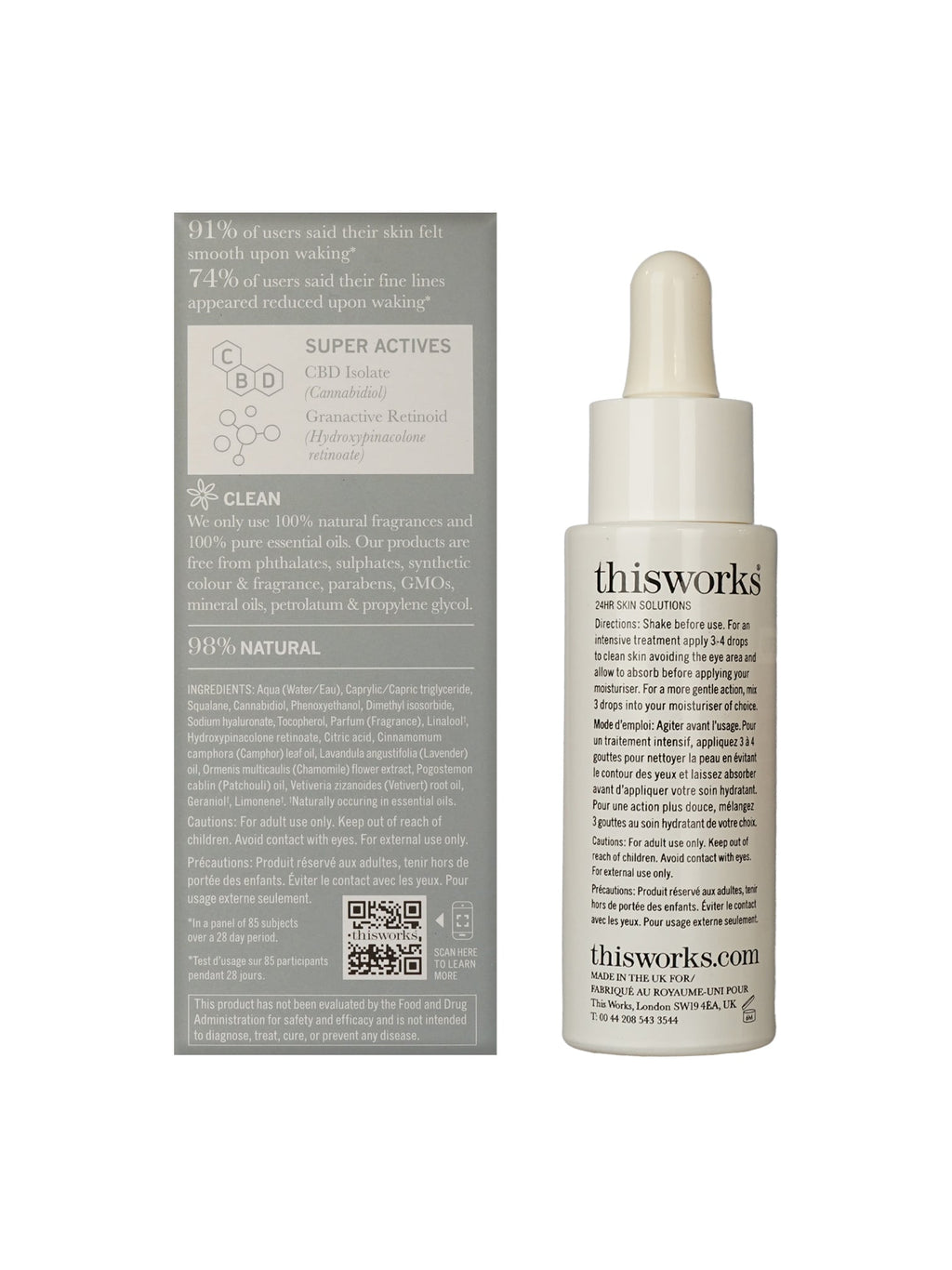 ThisWorks My Wrinkles CBD Booster + Granactive Retinoid 1 OZ 2 Pack