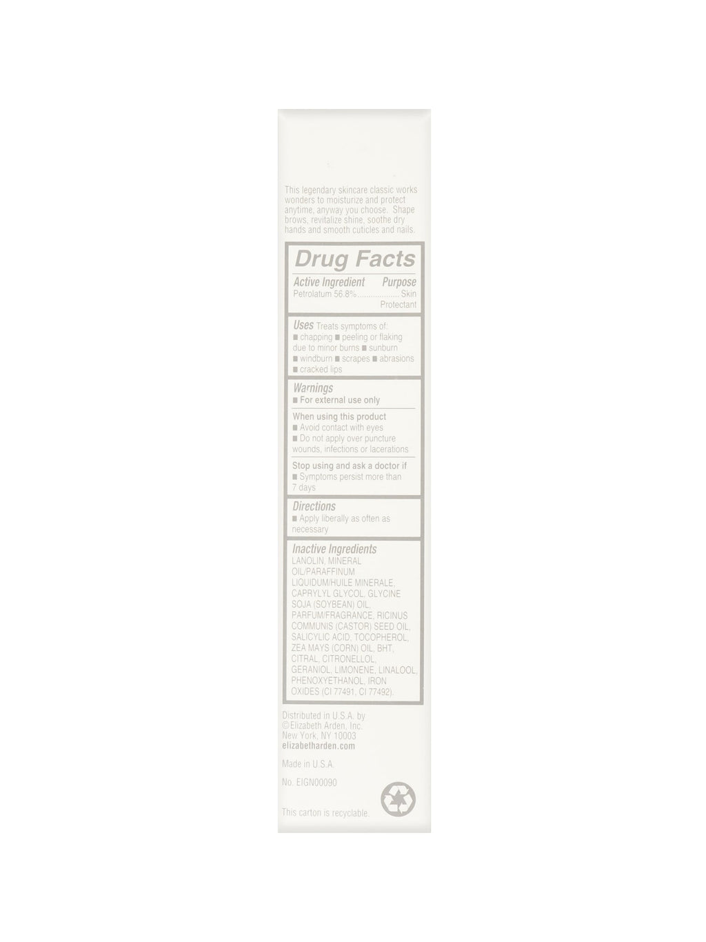 Elizabeth Arden The Original Eight Hour Cream Skin Protectant 1.7 OZ 3 Pack