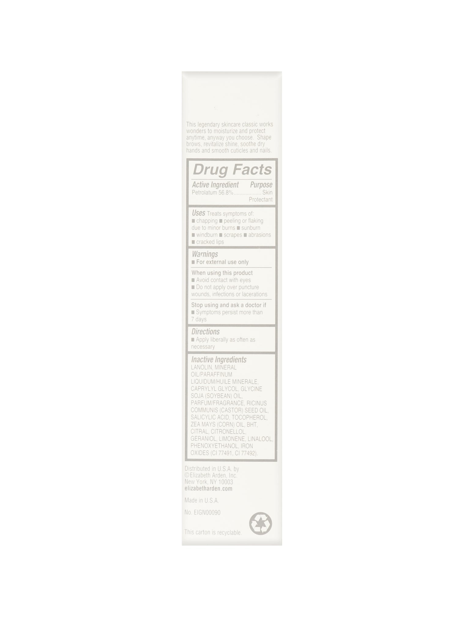 Elizabeth Arden The Original Eight Hour Cream Skin Protectant 1.7 OZ 3 Pack