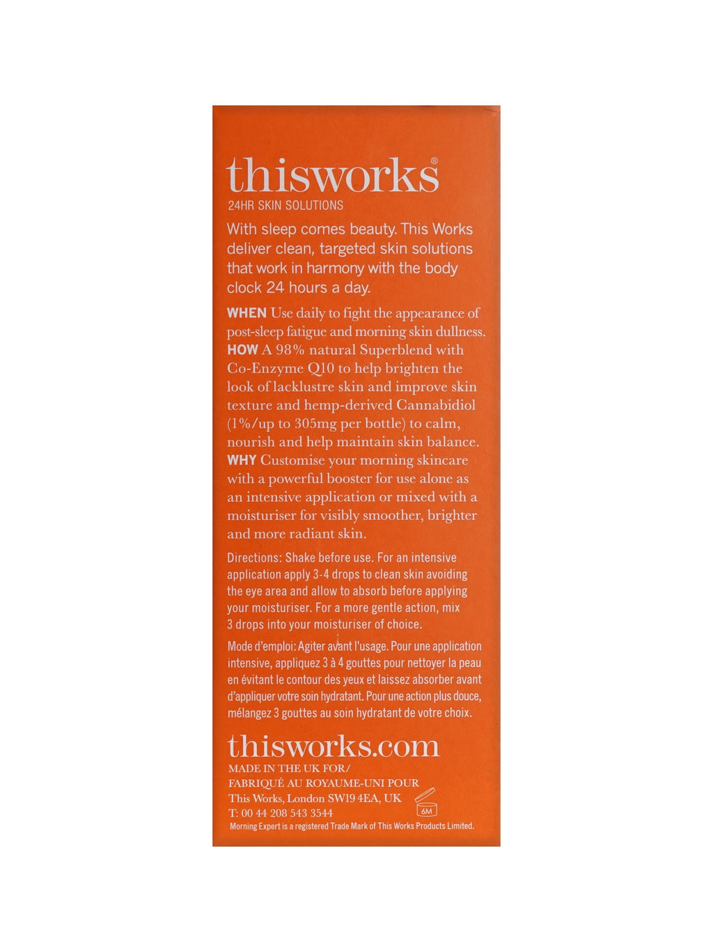 ThisWorks Morning Expert CBD Booster Face & Body 1 OZ 2 Pack