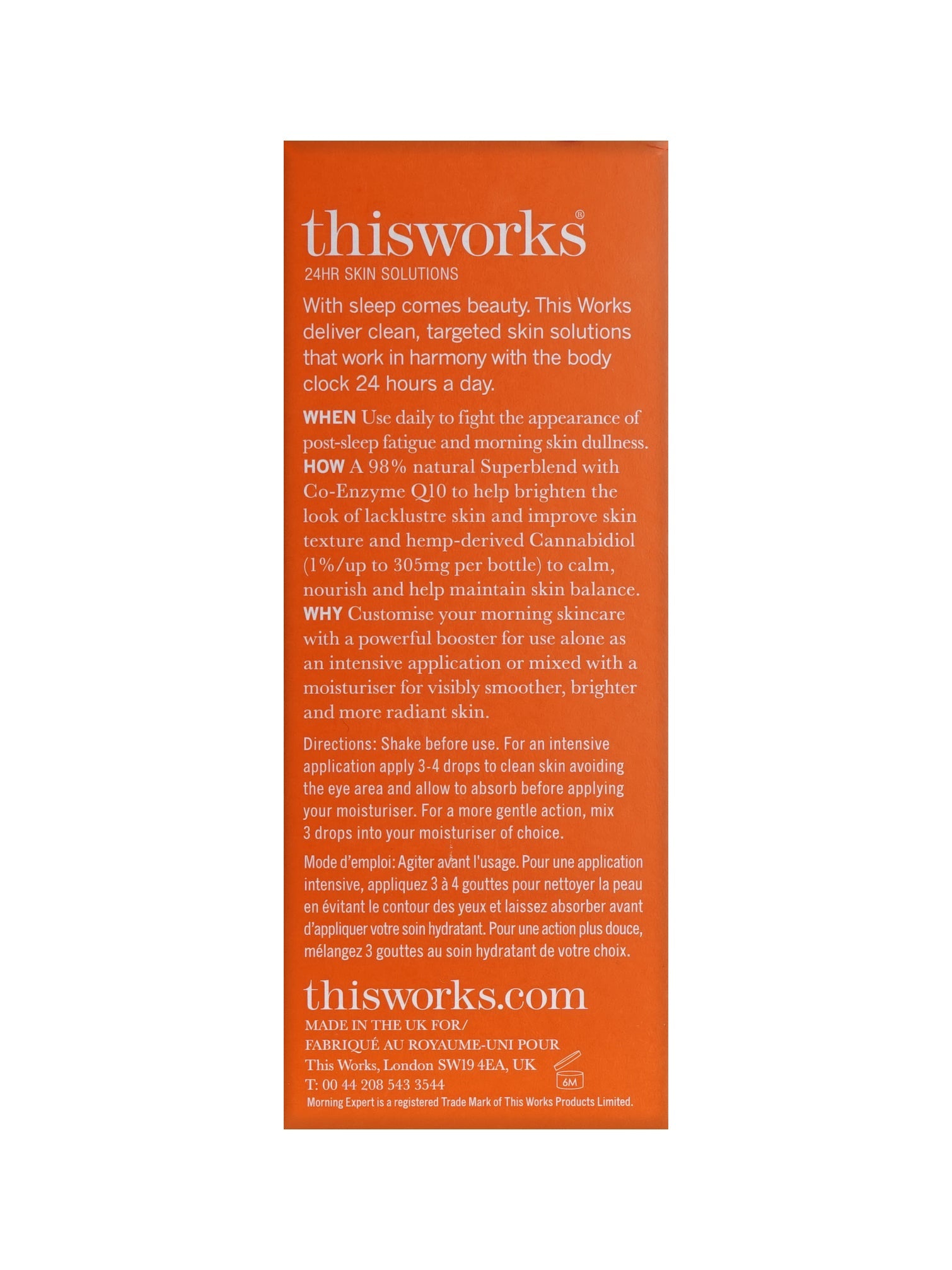 ThisWorks Morning Expert CBD Booster Face & Body 1 OZ 2 Pack