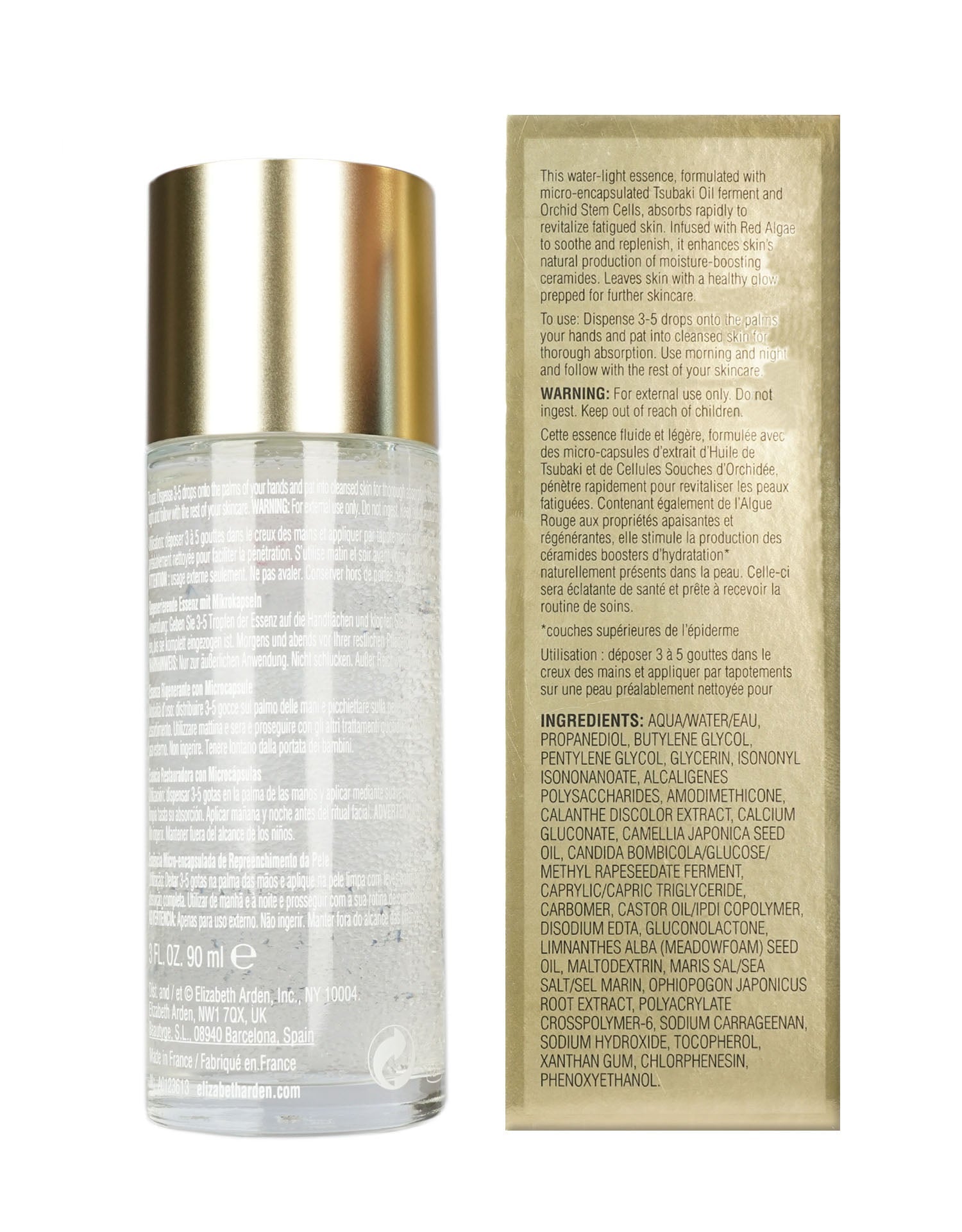 Elizabeth Arden Ceramide Micro Capsule Skin Replenishing Essence 3 OZ 2 Pack