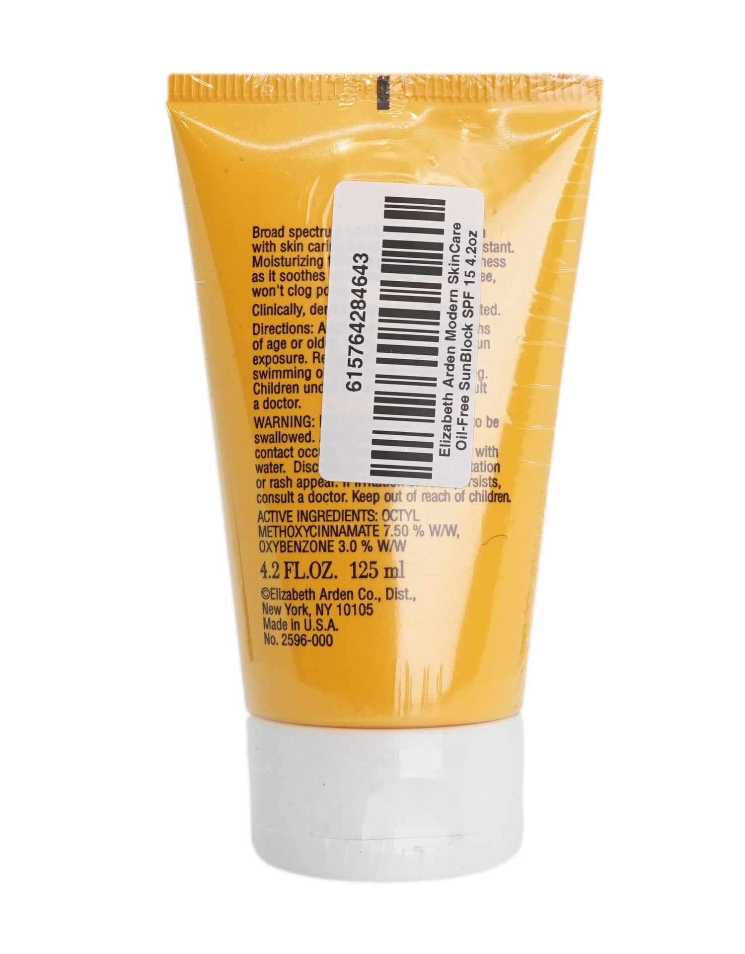 Elizabeth Arden Modern Skincare Oil Free Sunblock SPF 15 4.2 OZ 4 Pack