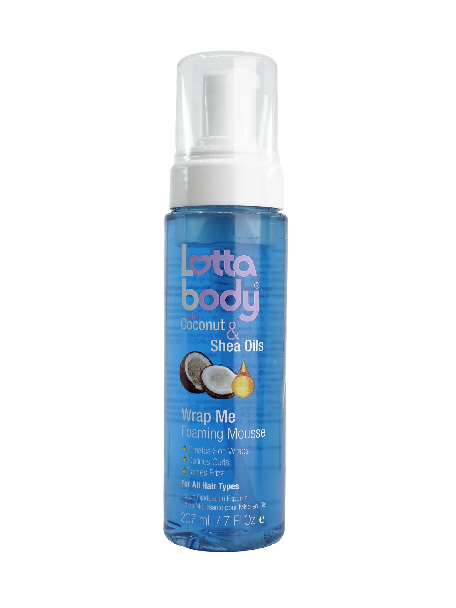 Lotta Body Coconut & Shea Oil Wrap Me Foaming Mousse 7 OZ 4 Pack