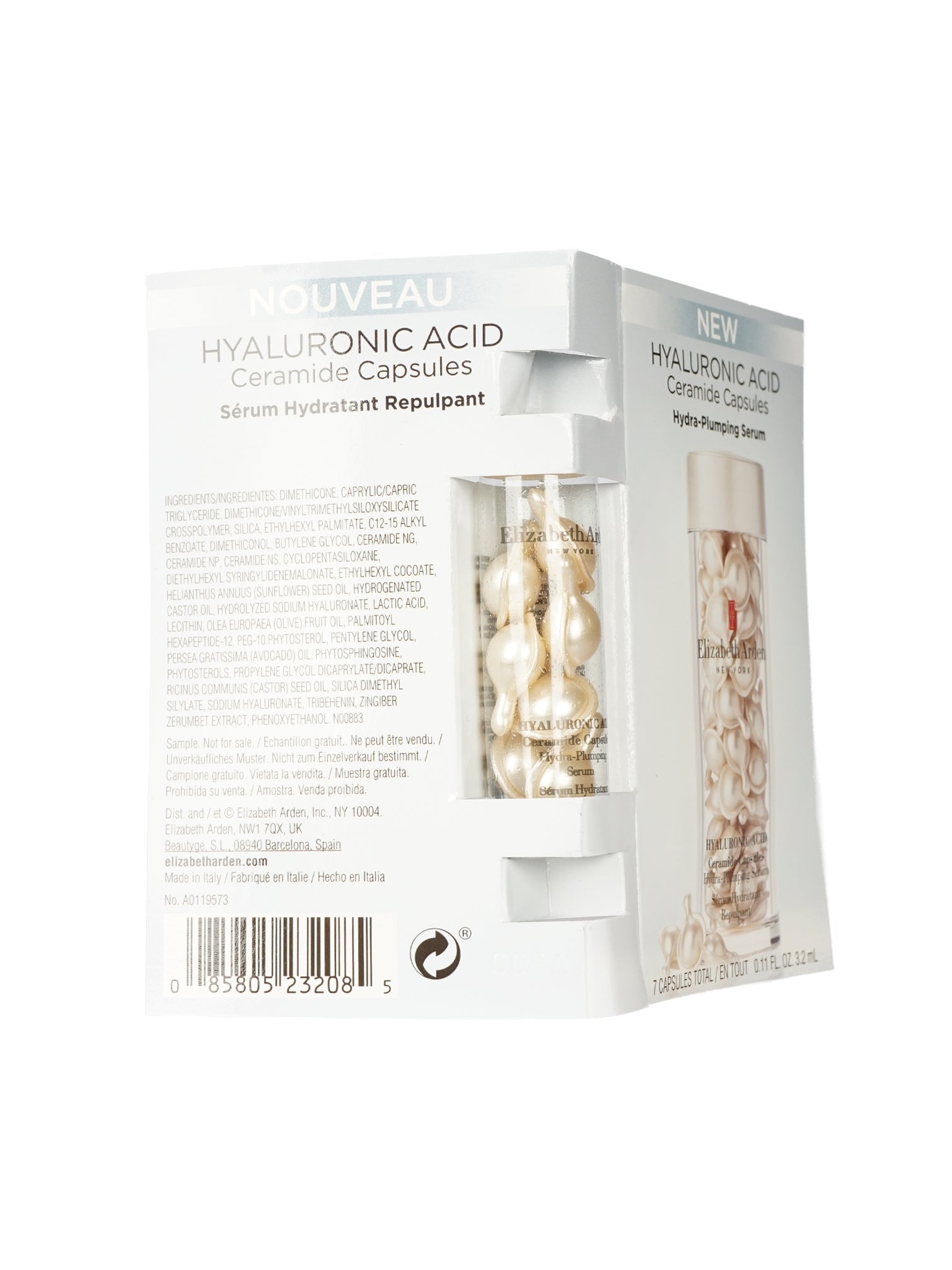 Elizabeth Arden Hyaluronic Acid Ceramide Capsules Plumping Serum 7 CT 8 Pack