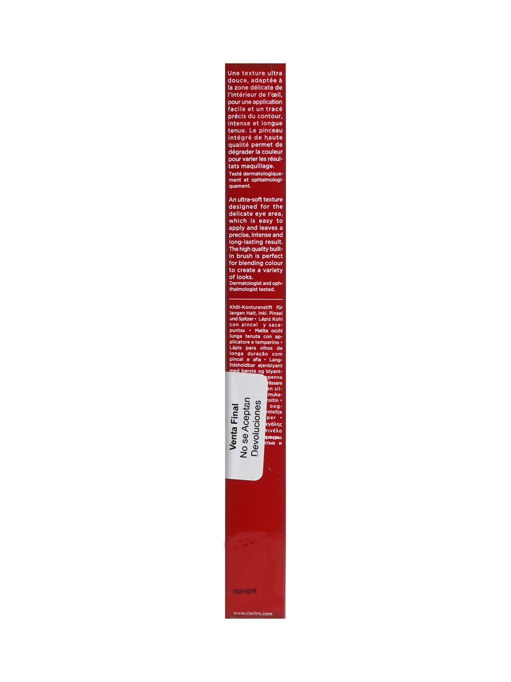 Clarins Crayon Khol Eye Pencil 01 Carbon Black 0.3 OZ