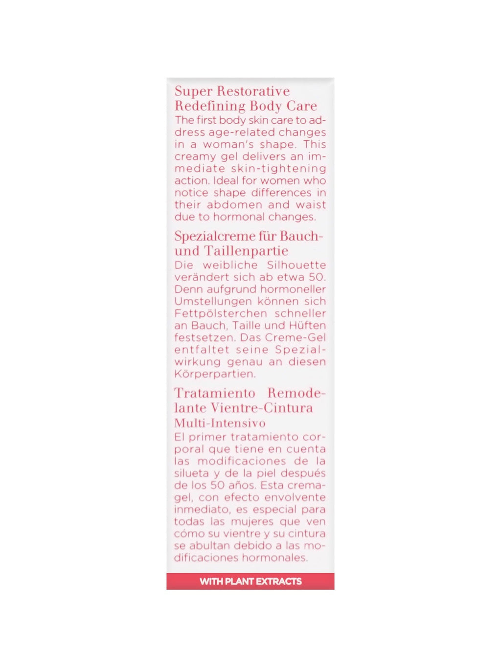 Clarins Super Restorative Redefining Body Care 0.28 OZ