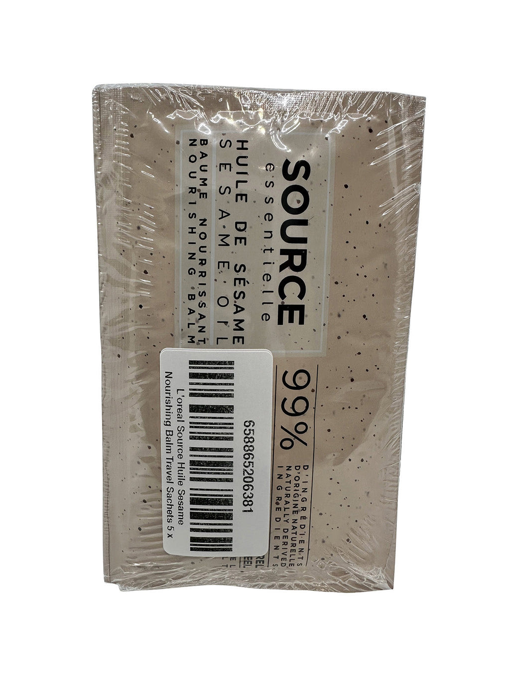 L'Oreal Source Huile Sesame Nourishing Balm Travel Sachets 5 x .41 OZ