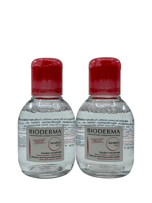 Bioderma Sensibio H2O Micellar Makeup Remover Sensitive Skin 3.33 OZ Set of 2