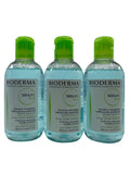 Bioderma Sebium H2O Purifying Micellar Solution Combo & Oily 8.33 OZ Set of 3