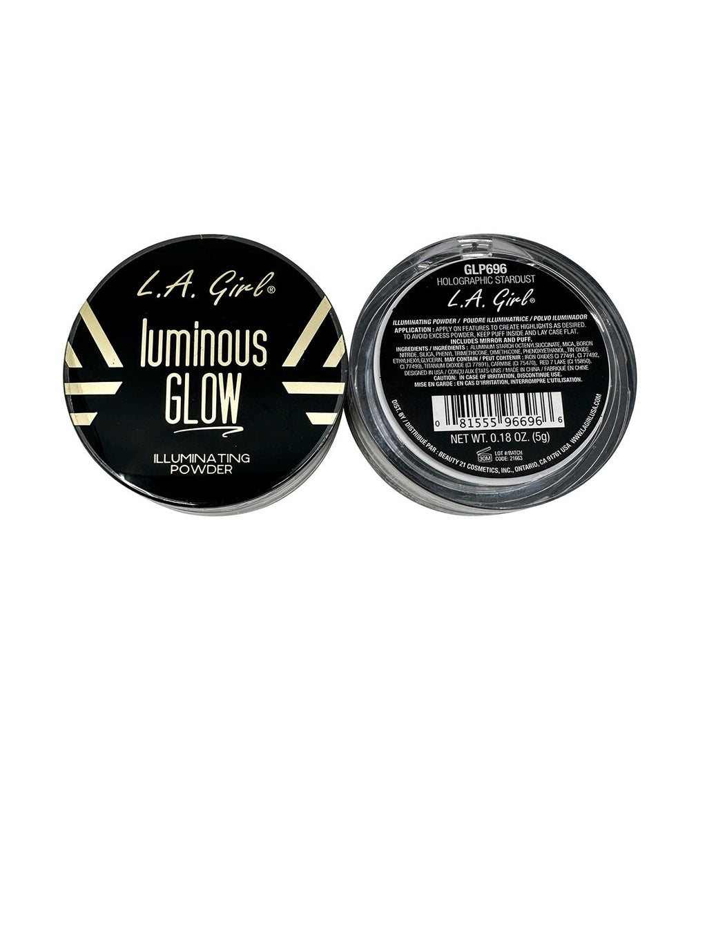 L.A. Girl Luminous Glow Illuminating Powder Holographic Stardust 0.18 OZ DUO