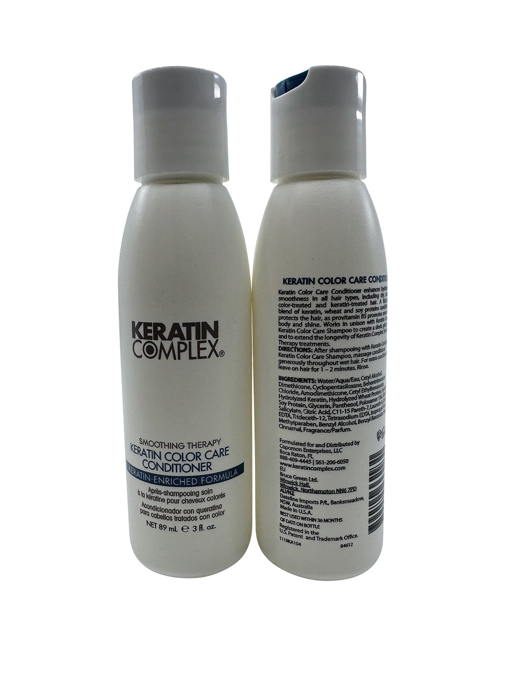 Keratin Complex Smoothing Therapy Keratin Color Care Conditioner 3 OZ Set of 2