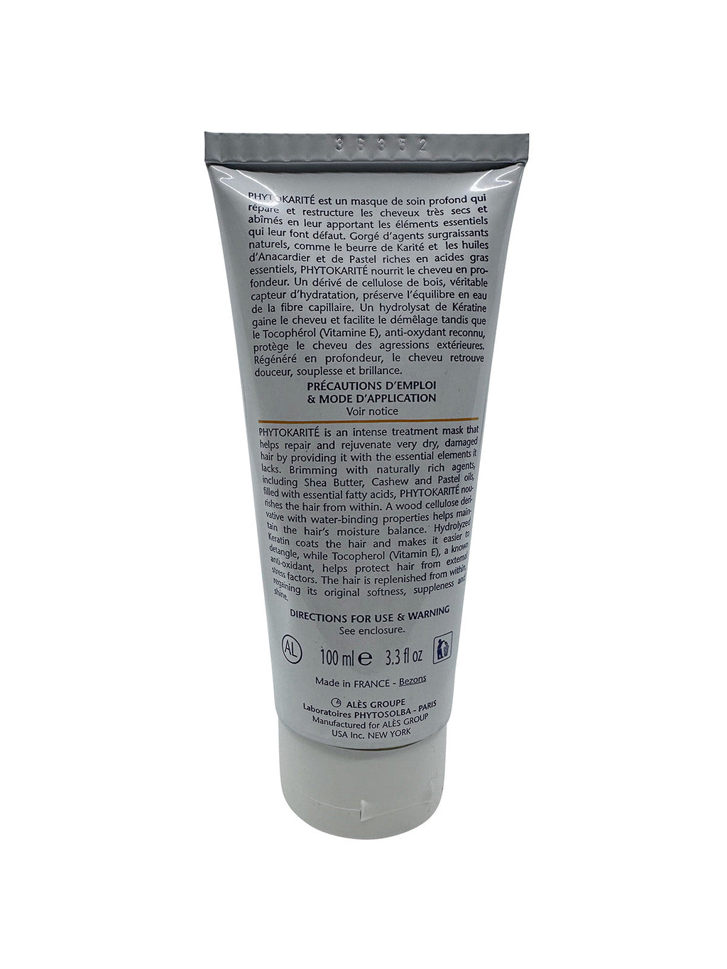 Phytokarite Masque Ultra Nourishing Conditioner Dry Hair 3.3 OZ