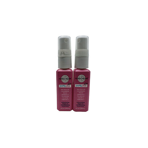 KeraColor Purify Plus Light Leave in Conditioner Color Treated Hair 1 OZ 2 pack