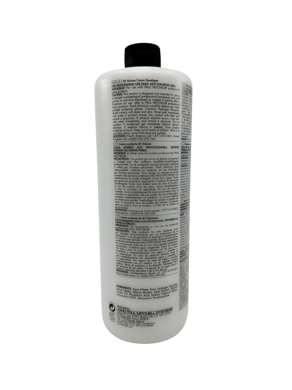Paul Mitchell 40 Vol. Cream Developer 12% 33.8 OZ