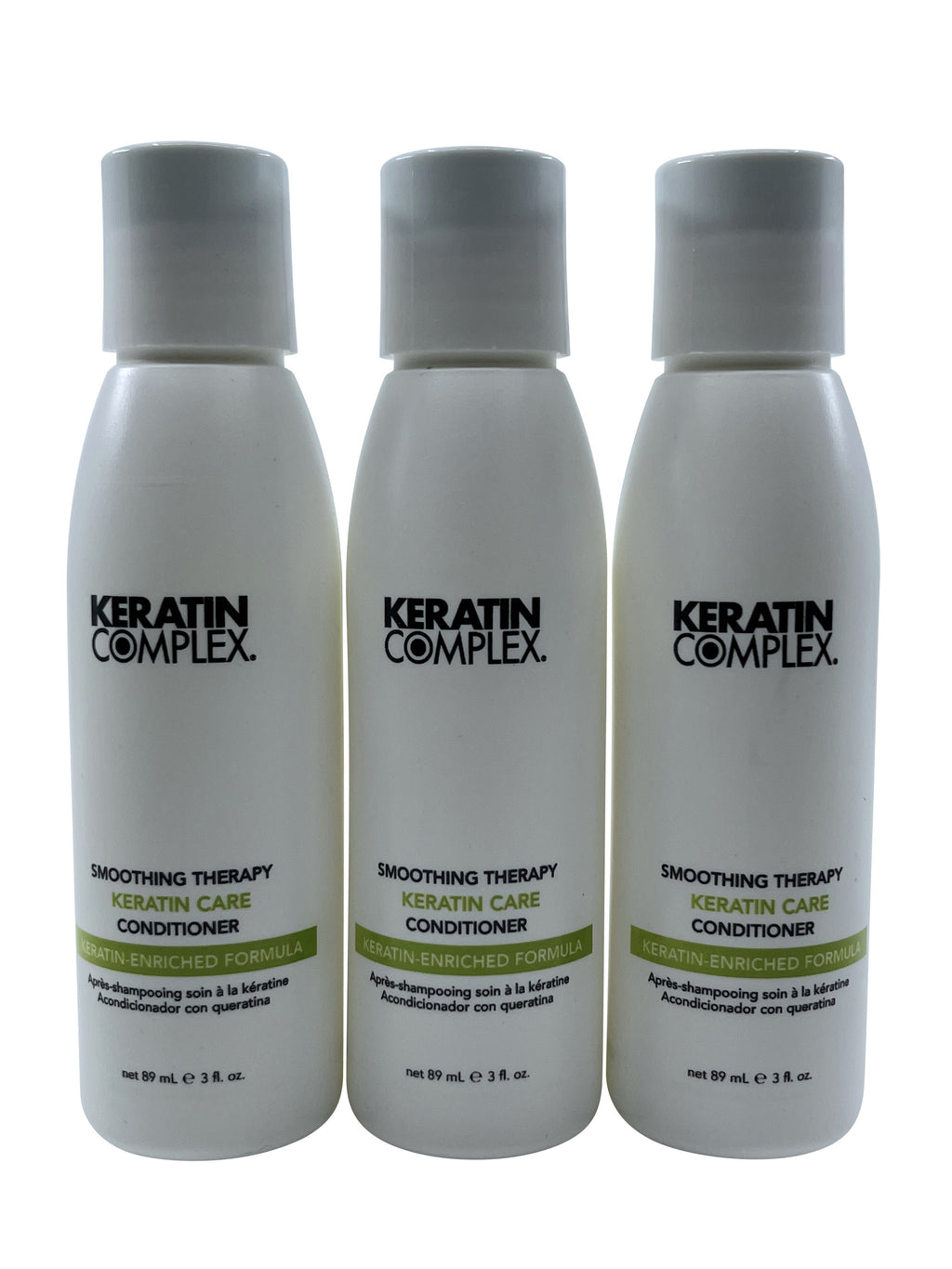 Keratin Complex Smoothing Therapy Keratin Care Conditioner 3 OZ Set of 3