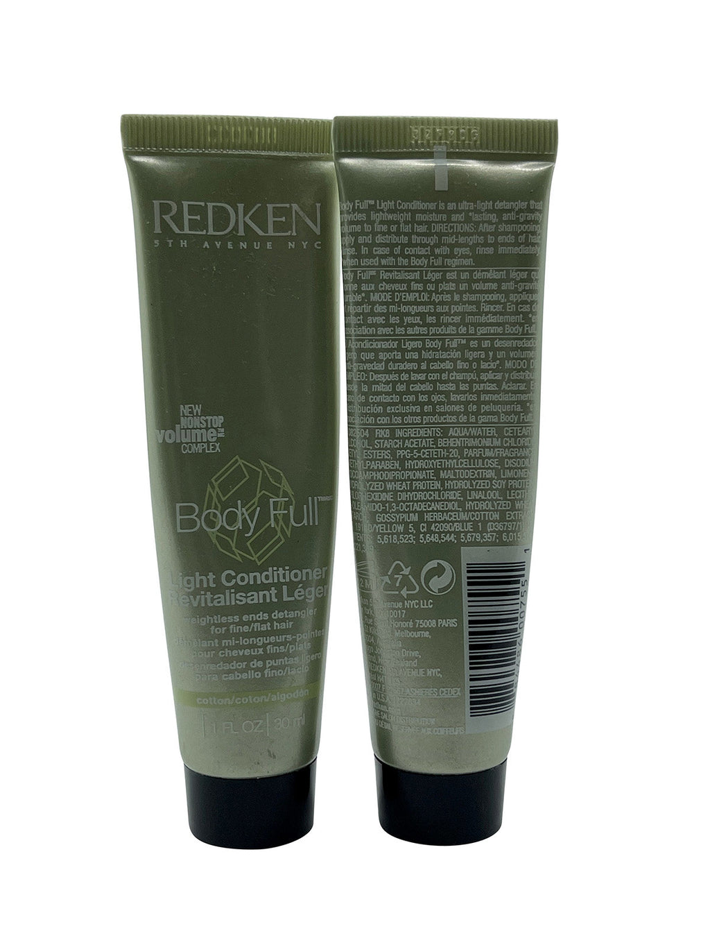 Redken Body Full Light Conditioner Fine & Flat Hair 1 OZ Set of 2