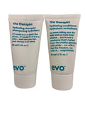 evo The Therapist Hydrating Shampoo & Conditioner Set 1.1 OZ Each