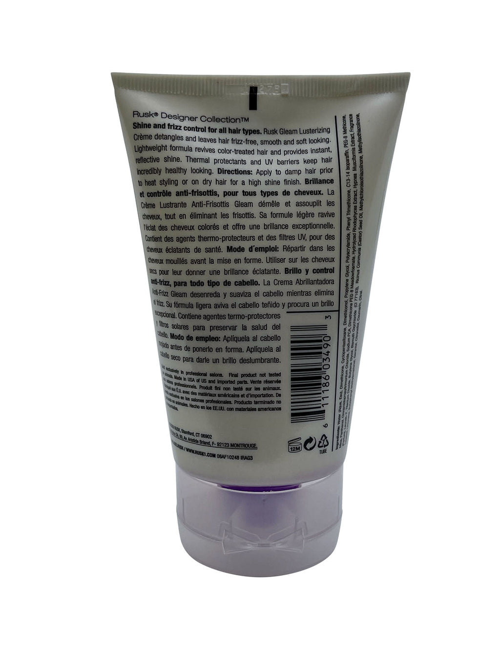 Rusk Gleam Lusterizing Creme 3.5 OZ
