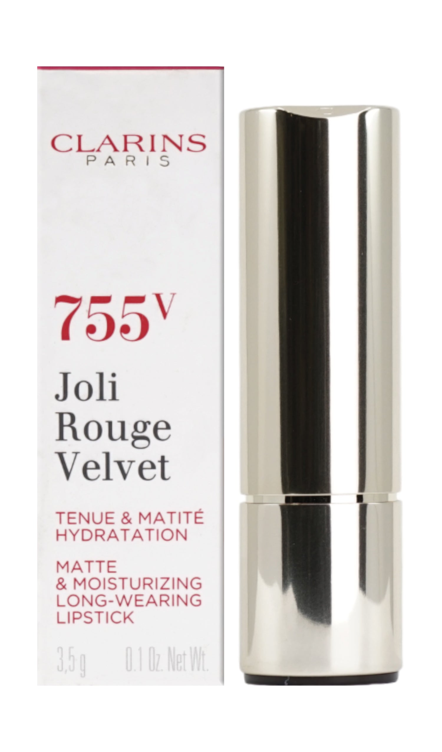 Clarins Joli Rouge Velvet 737V Spicy Cinnamon Longwear Matte Lipstick 0.1 OZ