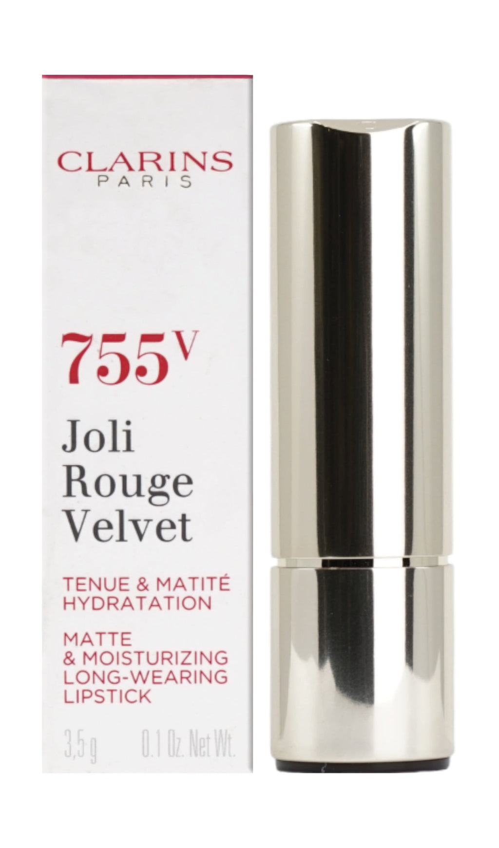 Clarins Joli Rouge Velvet 711V Papaya Longwear Matte Lipstick 0.1 OZ