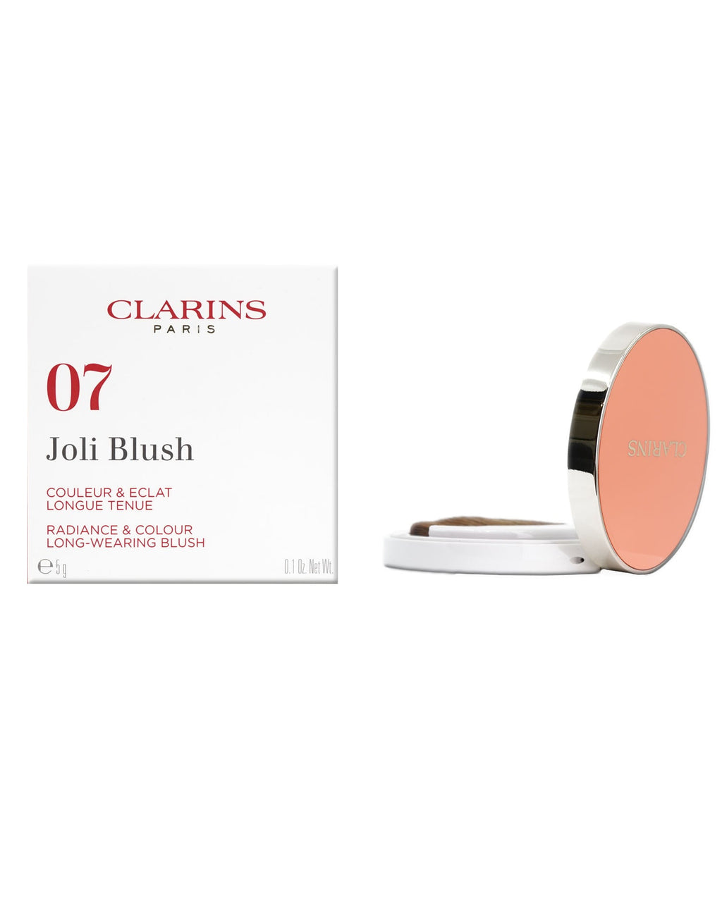 Clarins Joli Blush 06 Cheeky Coral Radiance & Color 0.1 OZ