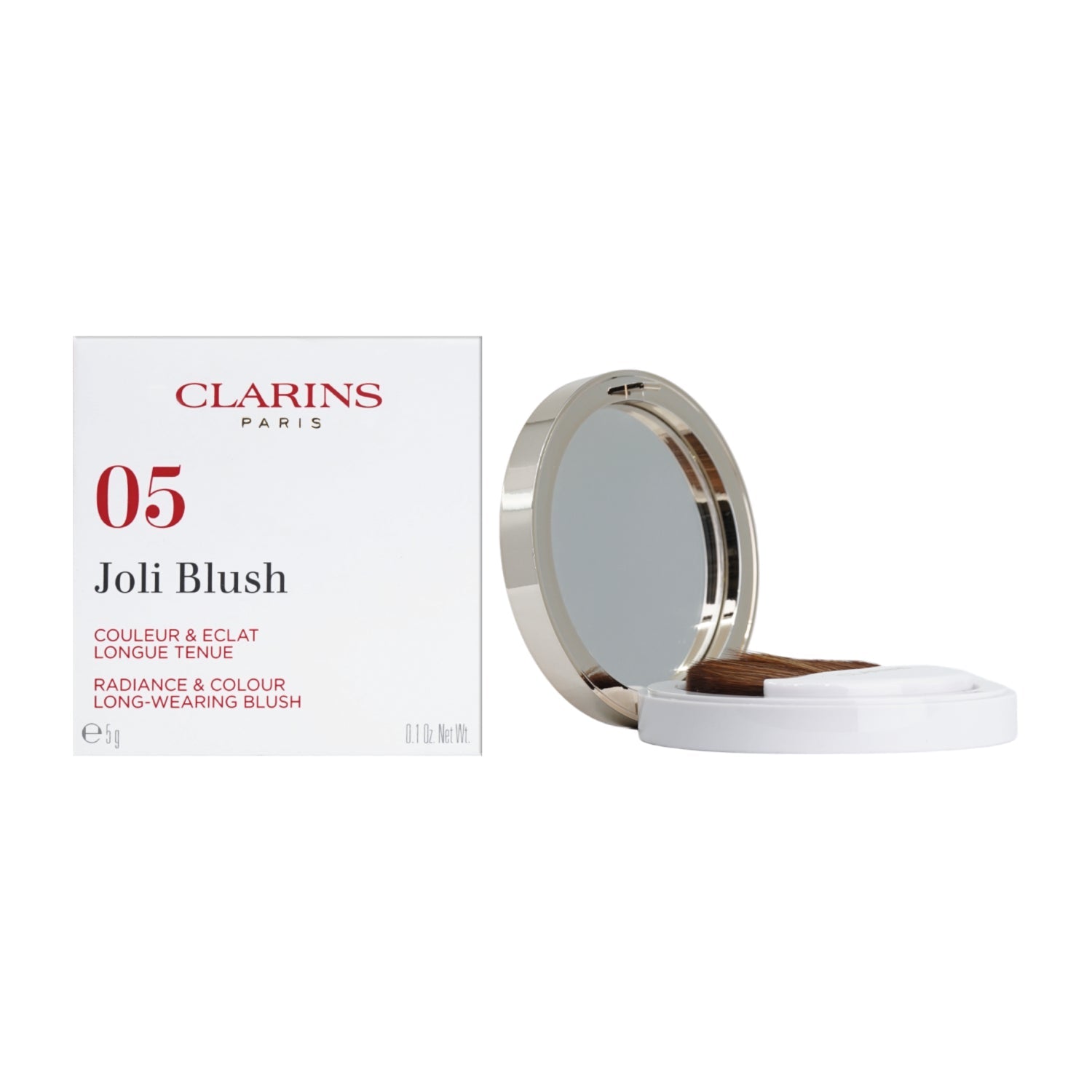 Clarins Joli Blush 07 Cheeky Peach Radiance & Color 0.1 OZ