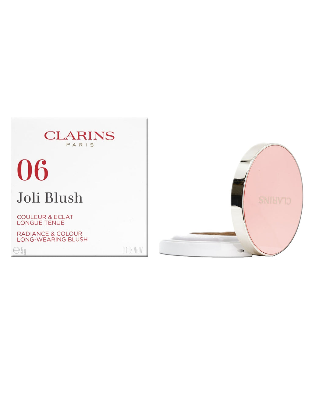 Clarins Joli Blush 07 Cheeky Peach Radiance & Color 0.1 OZ