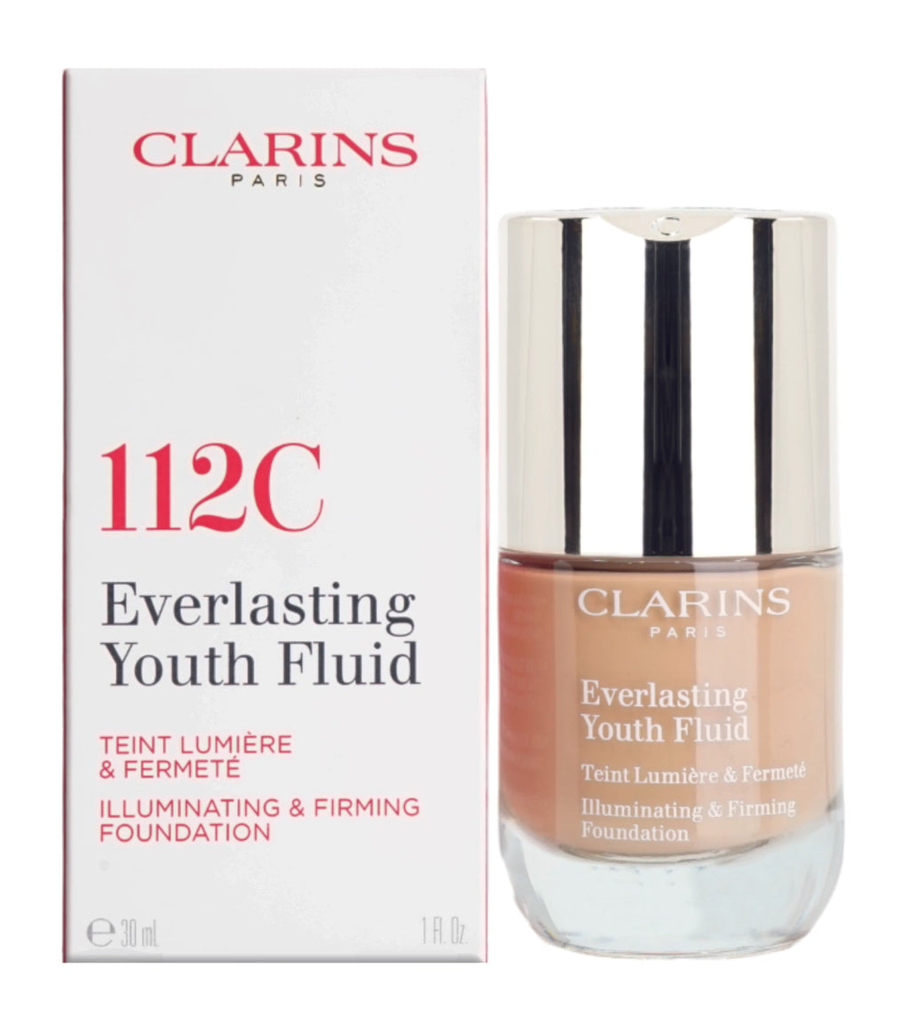 Clarins Everlasting Youth Fluid Illuminating & Firming Foundation 117N 1 OZ