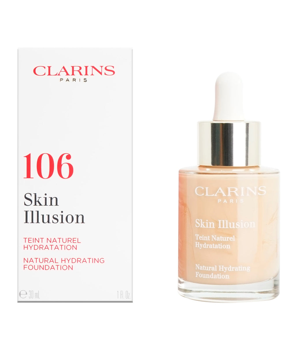 Clarins Skin Illusion Natural Hydrating Foundation 118.5 Chocolate 1 OZ