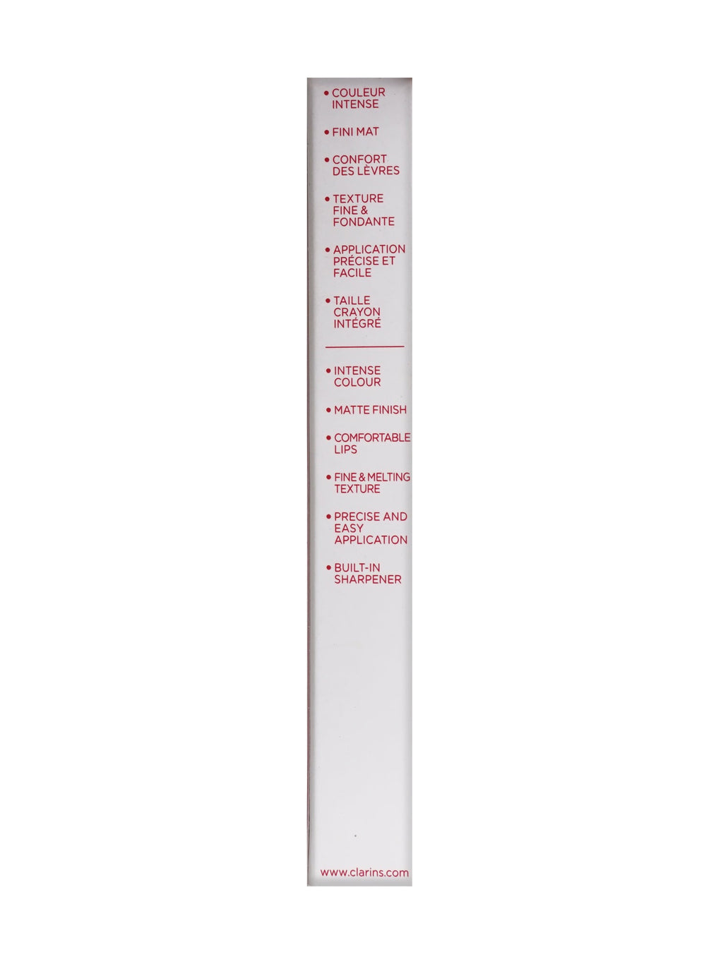 Clarins Joli Rouge Crayon 2 in 1 Define & Fill 742C Joli Rouge 0.02 OZ