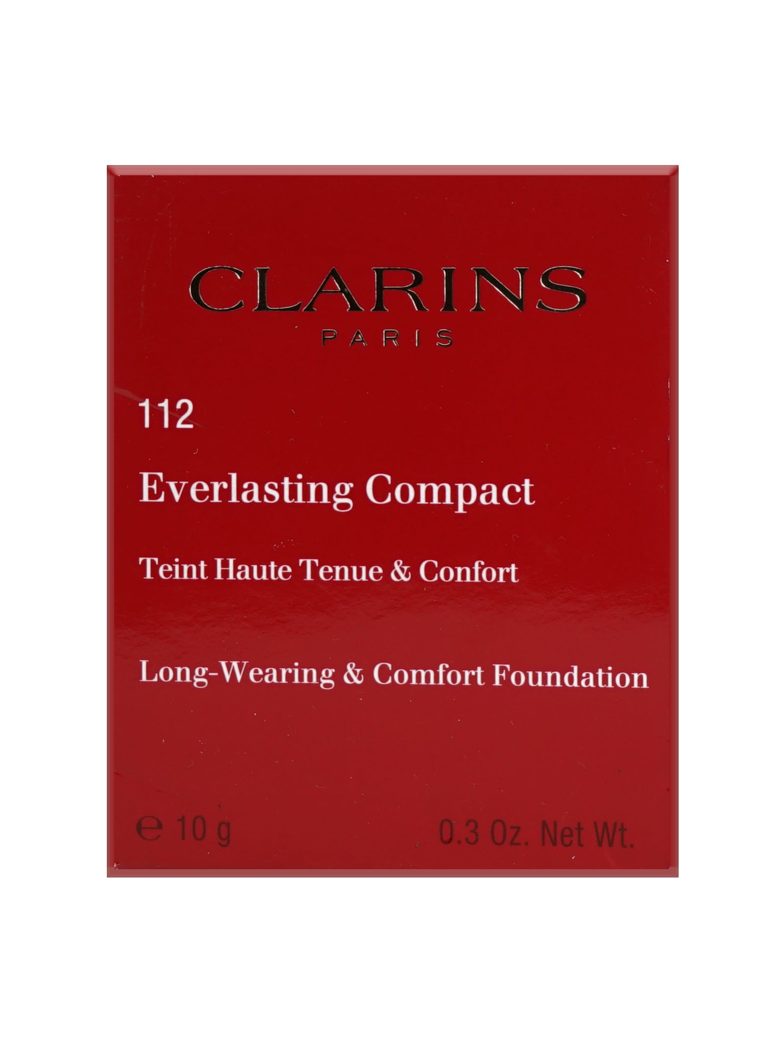Clarins Everlasting Compact 114 Cappuccino Long Wear & Comfort Foundation 0.3 OZ