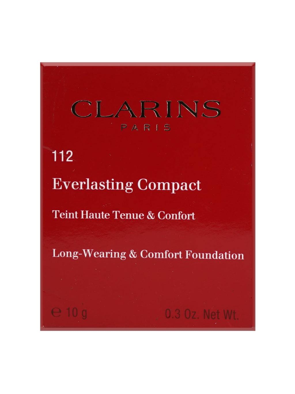 Clarins Everlasting Compact 117 Hazelnut Long Wear & Comfort Foundation 0.3 OZ