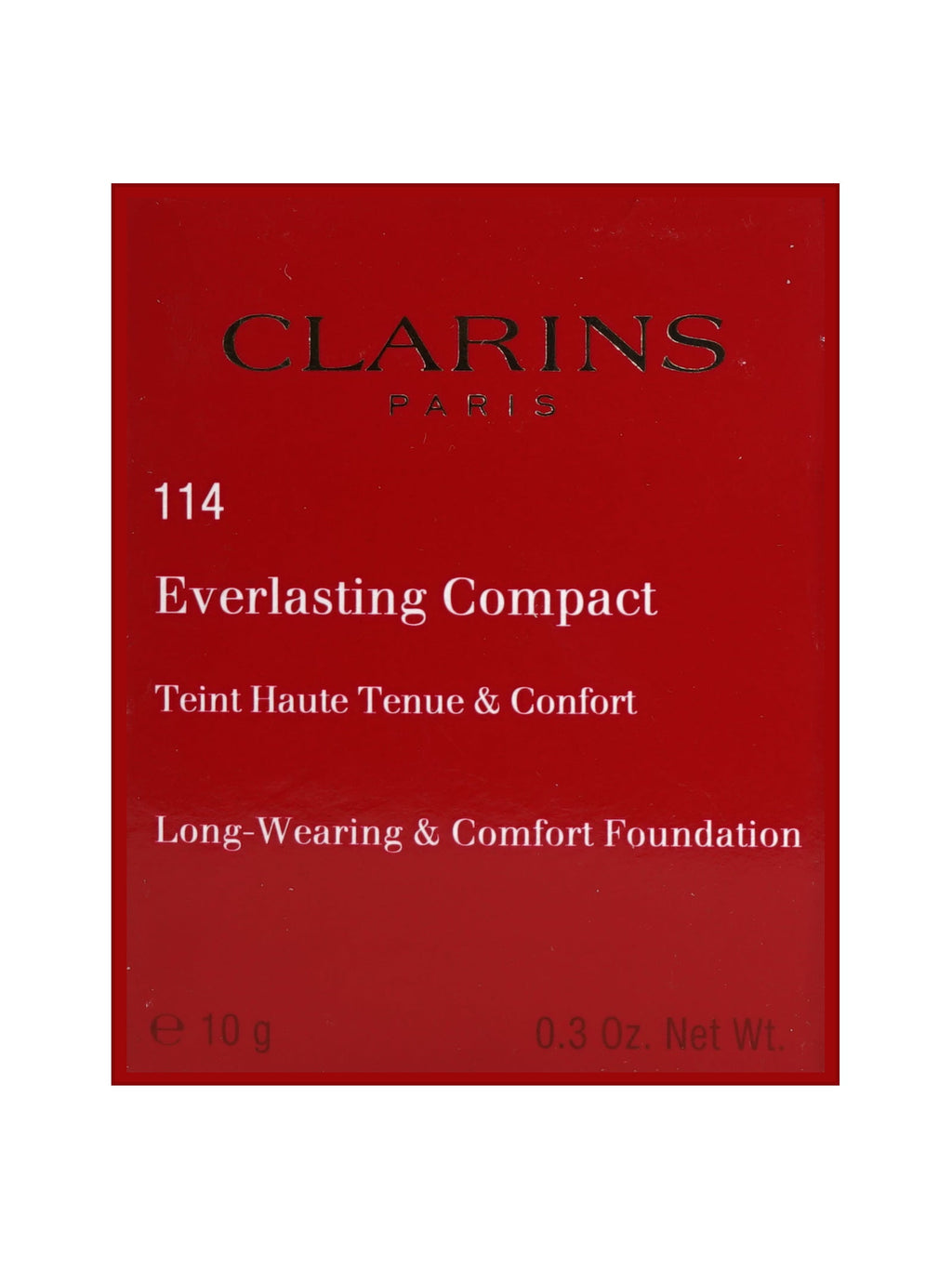 Clarins Everlasting Compact 117 Hazelnut Long Wear & Comfort Foundation 0.3 OZ
