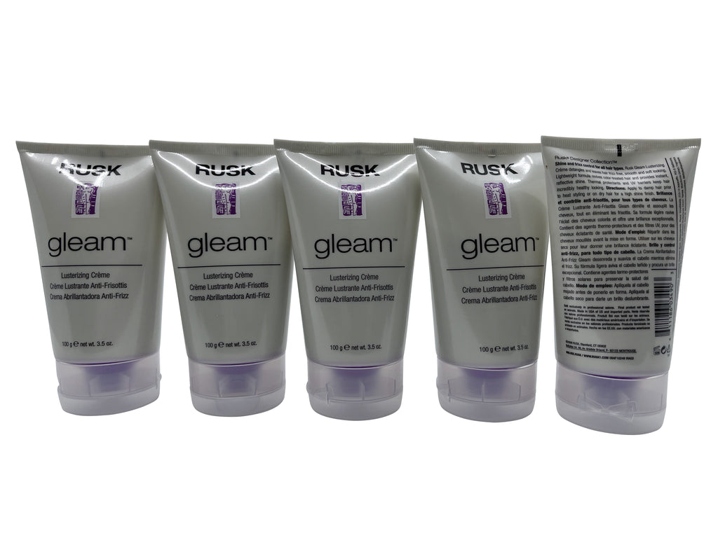 Rusk Gleam Lusterizing Creme 3.5 OZ Set of 5