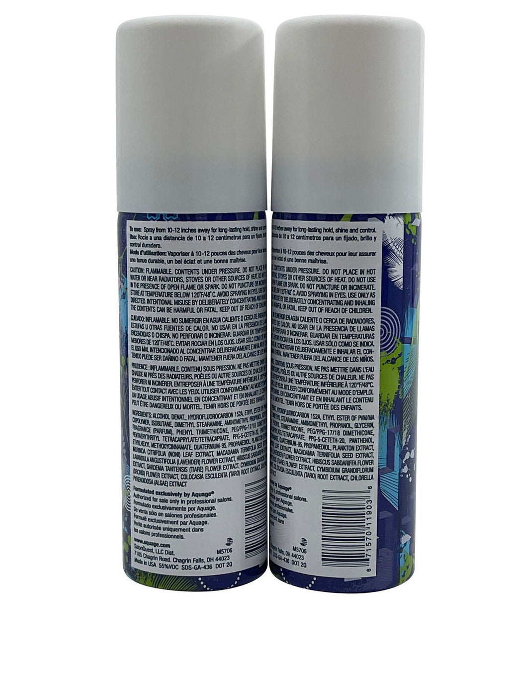 Biomega Firm & Fabulous Hairspray 2 OZ Set of 2