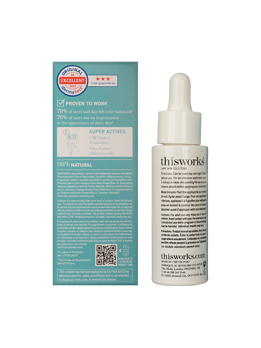 ThisWorks Stress Check Booster + Cica Extract 1 OZ 4 Pack