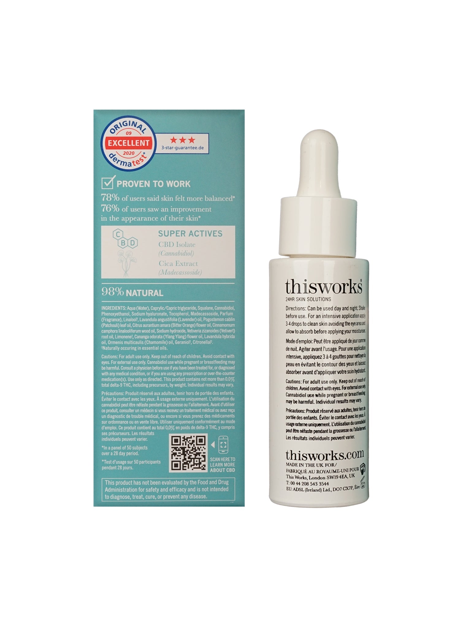 ThisWorks Stress Check Booster + Cica Extract 1 OZ 4 Pack