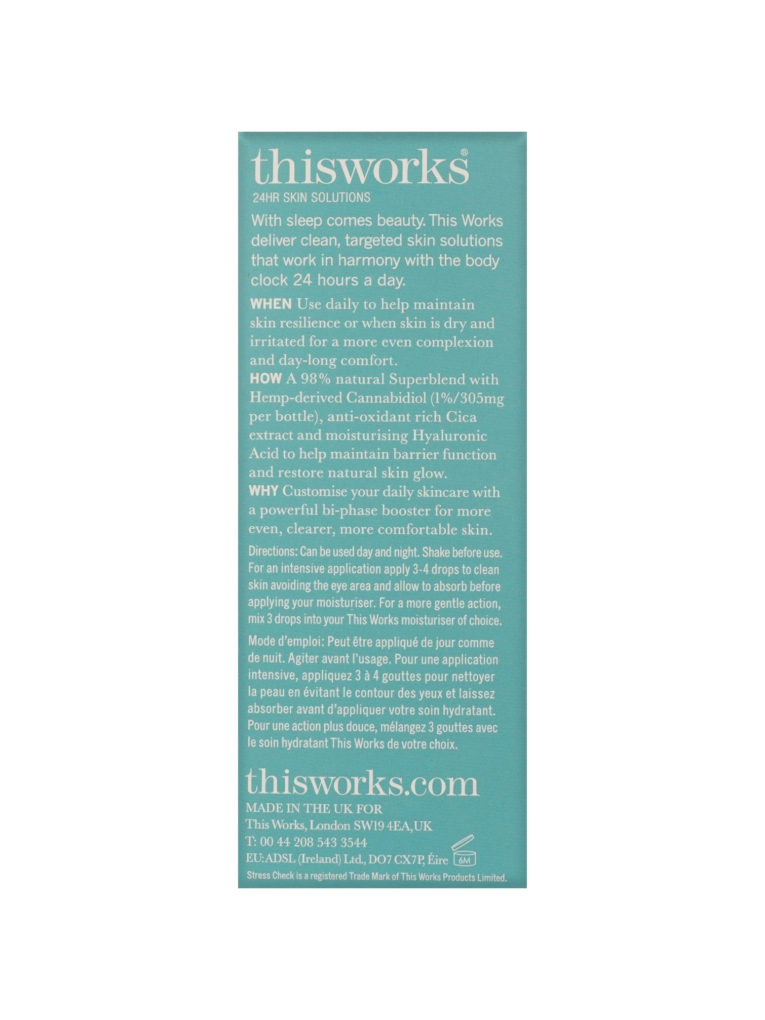 ThisWorks Stress Check Booster + Cica Extract 1 OZ 4 Pack