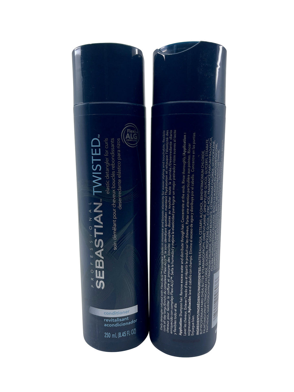 Sebastian Twisted Elastic Detangler for Curls 8.45 OZ Shampoo and Conditioner Set