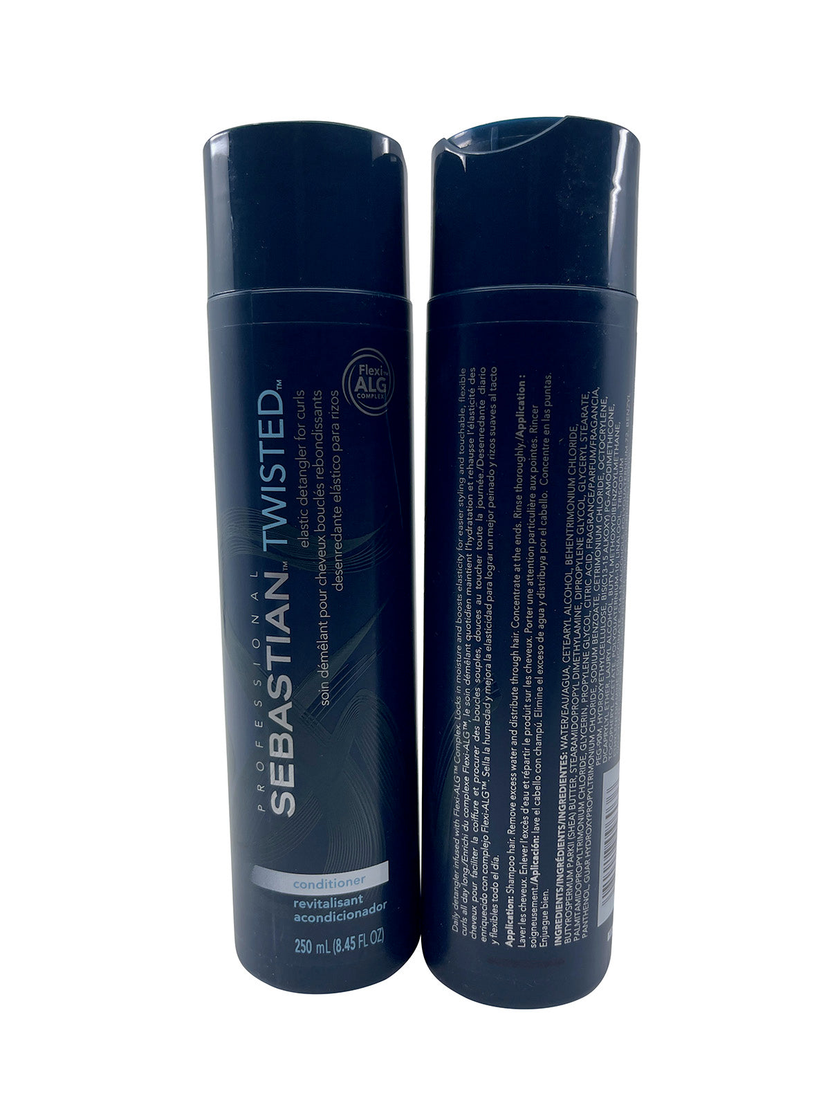 Sebastian Twisted Elastic Detangler for Curls 8.45 OZ Shampoo and Conditioner Set
