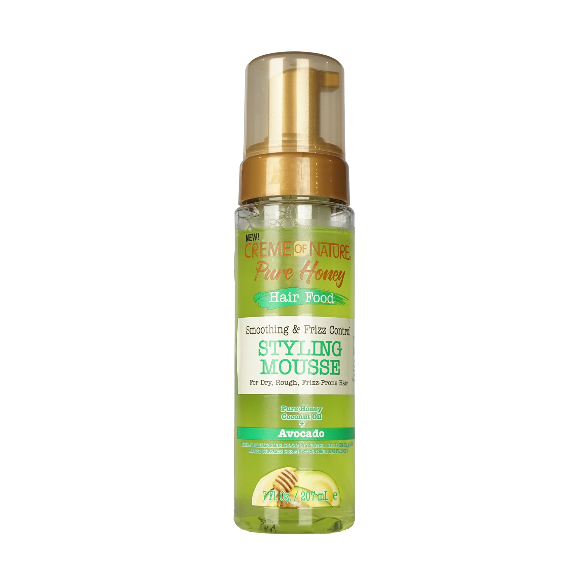 Creme of Nature Hair Food Smoothing & Frizz Control Styling Mousse 7 OZ