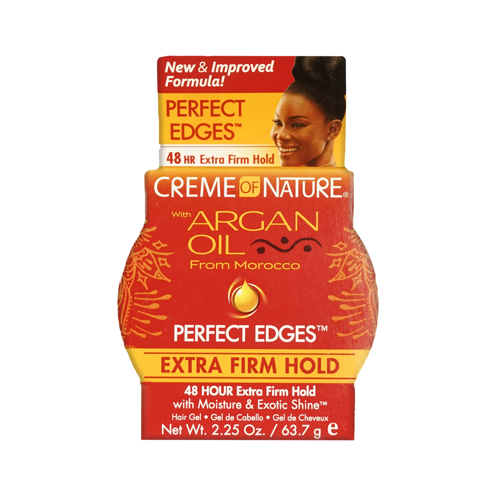 Creme of Nature Argan Oil Perfect Edges Extra Firm Hold 2.25 OZ