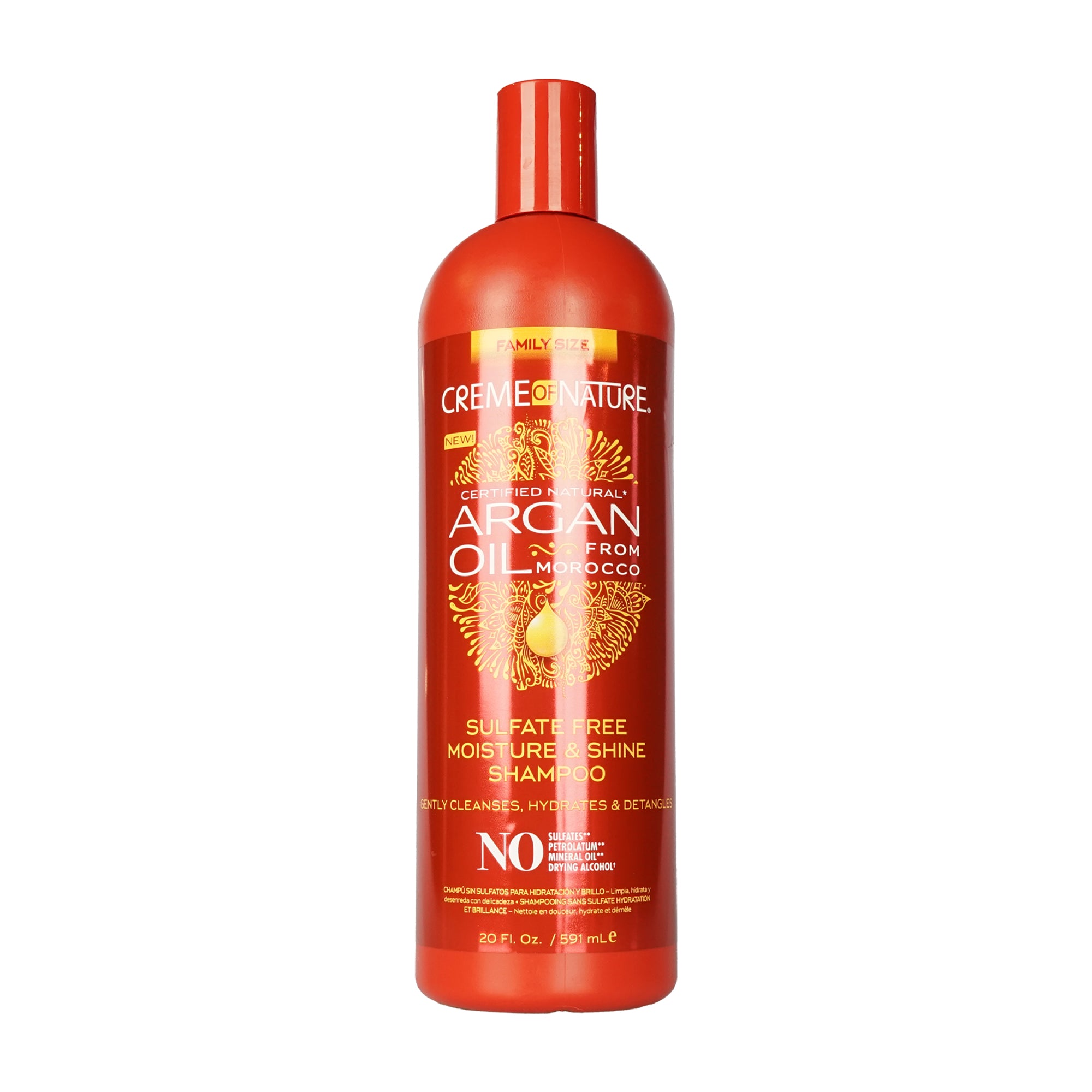 Creme of Nature Argan Oil Sulfate Free Moisture Shampoo 20 OZ